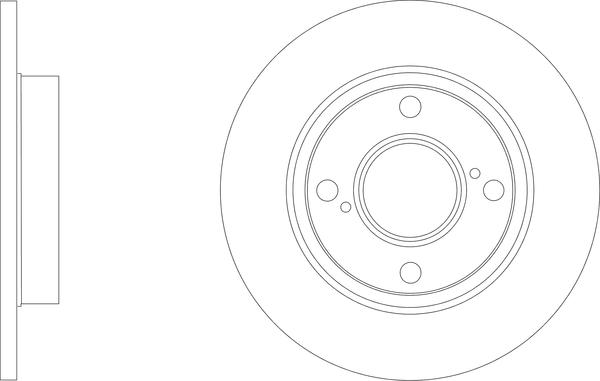 APEC SDK7012 - Гальмівний диск autocars.com.ua