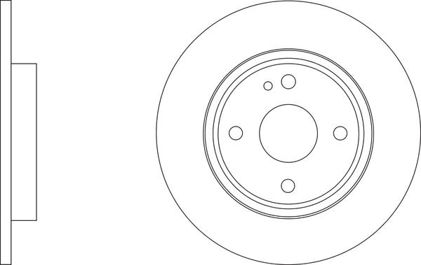 APEC SDK7013 - Гальмівний диск autocars.com.ua