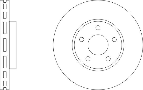 APEC SDK7141 - Гальмівний диск autocars.com.ua