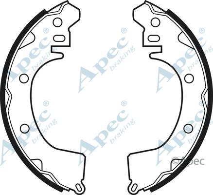 APEC SHU439 - Комплект гальм, барабанний механізм autocars.com.ua