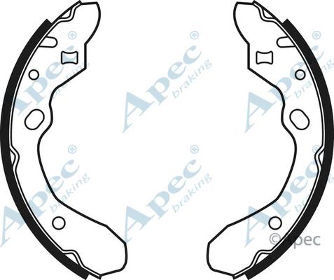APEC SHU520 - Комплект гальм, барабанний механізм autocars.com.ua