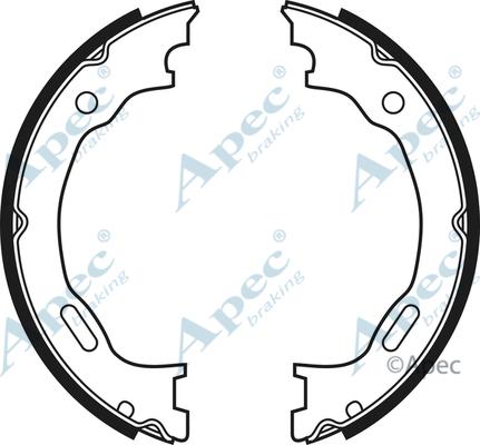 APEC SHU681 - Комплект гальм, ручник, парковка autocars.com.ua