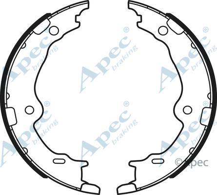 APEC SHU792 - Комплект гальм, ручник, парковка autocars.com.ua