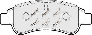 APEC PAD1269 - Гальмівні колодки, дискові гальма autocars.com.ua