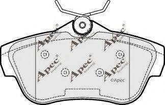 APEC PAD1540 - Гальмівні колодки, дискові гальма autocars.com.ua