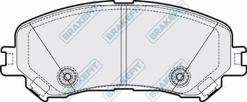 APEC PD3674 - Гальмівні колодки, дискові гальма autocars.com.ua
