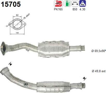 AS 15705 - Катализатор avtokuzovplus.com.ua