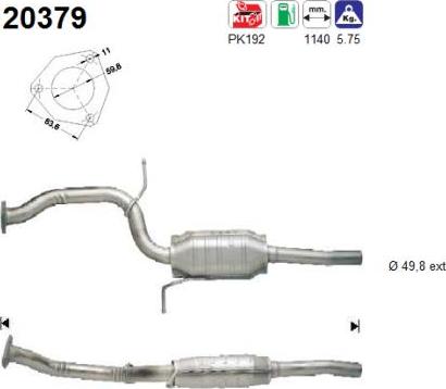 AS 20379 - Катализатор avtokuzovplus.com.ua