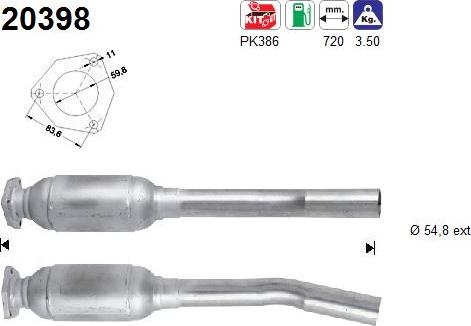 AS 20398 - Катализатор avtokuzovplus.com.ua