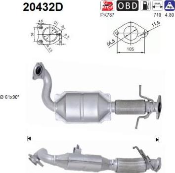 AS 20432D - Катализатор avtokuzovplus.com.ua