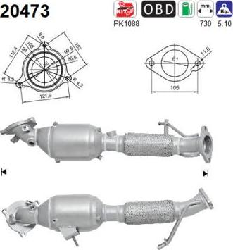 AS 20473 - Катализатор avtokuzovplus.com.ua