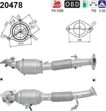 AS 20478 - Катализатор avtokuzovplus.com.ua