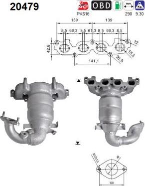 AS 20479 - Катализатор avtokuzovplus.com.ua