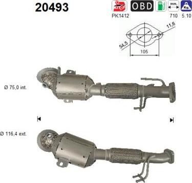 AS 20493 - Катализатор avtokuzovplus.com.ua