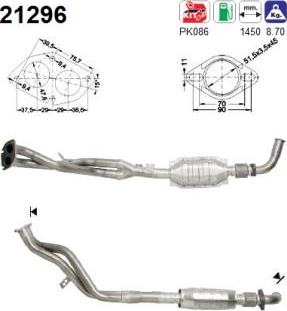 AS 21296 - Катализатор avtokuzovplus.com.ua