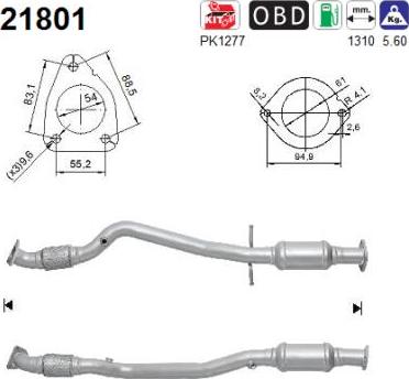 AS 21801 - Катализатор avtokuzovplus.com.ua