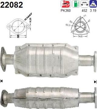 AS 22082 - Катализатор avtokuzovplus.com.ua