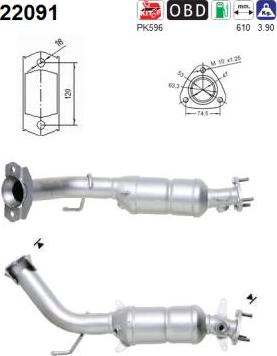 AS 22091 - Катализатор avtokuzovplus.com.ua