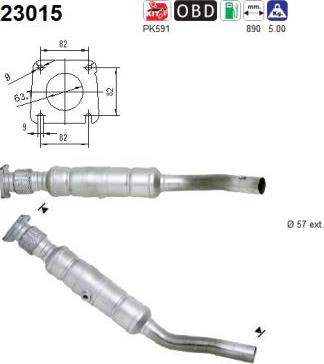 AS 23015 - Катализатор avtokuzovplus.com.ua