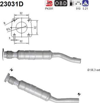 AS 23031D - Катализатор avtokuzovplus.com.ua