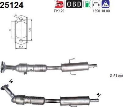 AS 25124 - Катализатор avtokuzovplus.com.ua