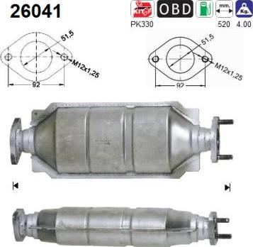 AS 26041 - Катализатор avtokuzovplus.com.ua