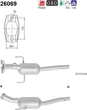 AS 26069 - Катализатор avtokuzovplus.com.ua