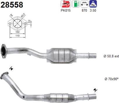 AS 28558 - Катализатор avtokuzovplus.com.ua