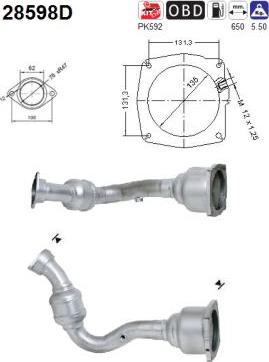 AS 28598D - Катализатор avtokuzovplus.com.ua