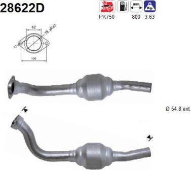 AS 28622D - Катализатор avtokuzovplus.com.ua