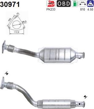 AS 30971 - Каталізатор autocars.com.ua