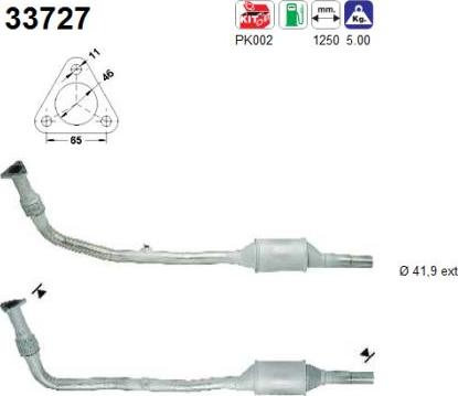 AS 33727 - Катализатор avtokuzovplus.com.ua