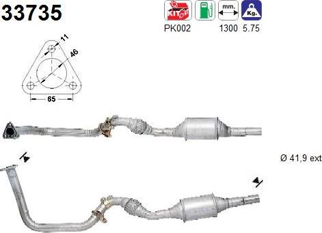 AS 33735 - Катализатор avtokuzovplus.com.ua