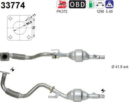 AS 33774 - Катализатор avtokuzovplus.com.ua