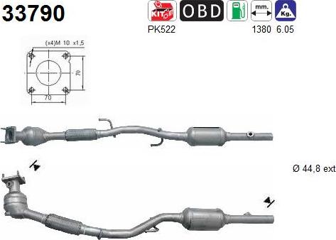 AS 33790 - Катализатор avtokuzovplus.com.ua