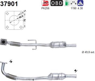 AS 37901 - Катализатор avtokuzovplus.com.ua