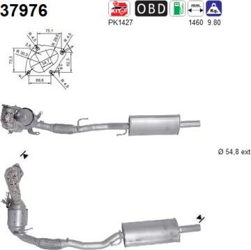 AS 37976 - Каталізатор autocars.com.ua