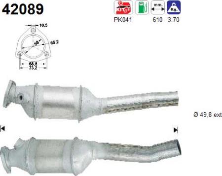 AS 42089 - Катализатор avtokuzovplus.com.ua