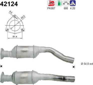 AS 42124 - Катализатор avtokuzovplus.com.ua