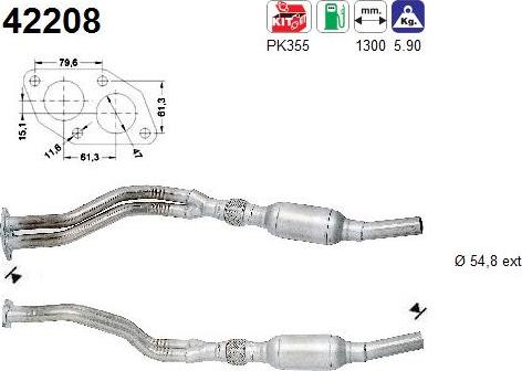 AS 42208 - Катализатор avtokuzovplus.com.ua