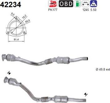 AS 42234 - Катализатор avtokuzovplus.com.ua