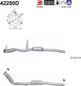 AS 42250D - Катализатор avtokuzovplus.com.ua