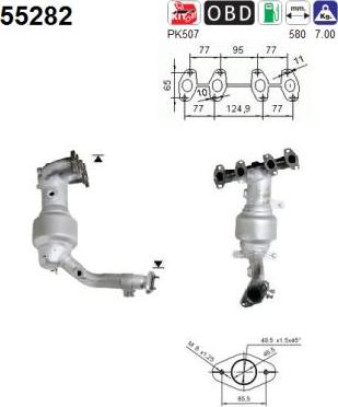 AS 55282 - Катализатор avtokuzovplus.com.ua