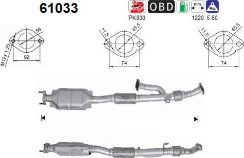 AS 61033 - Катализатор avtokuzovplus.com.ua