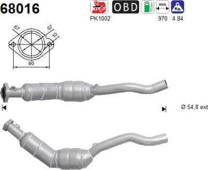 AS 68016 - Катализатор avtokuzovplus.com.ua