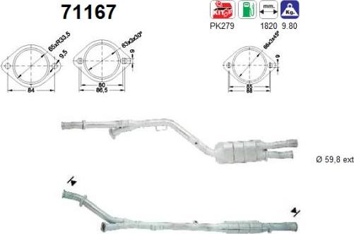 AS 71167 - Катализатор avtokuzovplus.com.ua