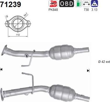 AS 71239 - Катализатор avtokuzovplus.com.ua