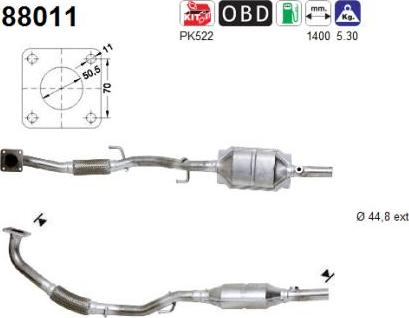 AS 88011 - Катализатор avtokuzovplus.com.ua