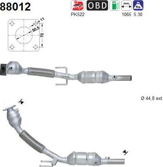 AS 88012 - Катализатор avtokuzovplus.com.ua