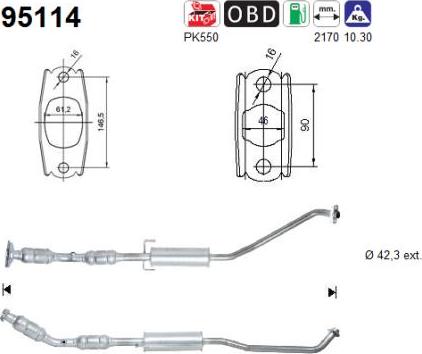 AS 95114 - Катализатор avtokuzovplus.com.ua